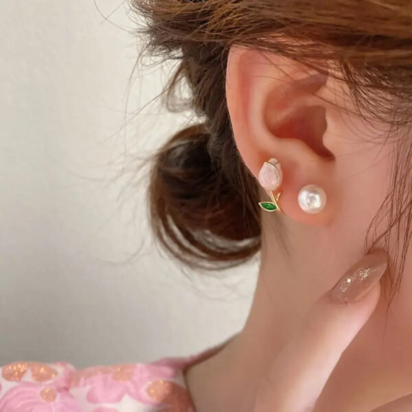 Aretes Hermosos en forma de Flor