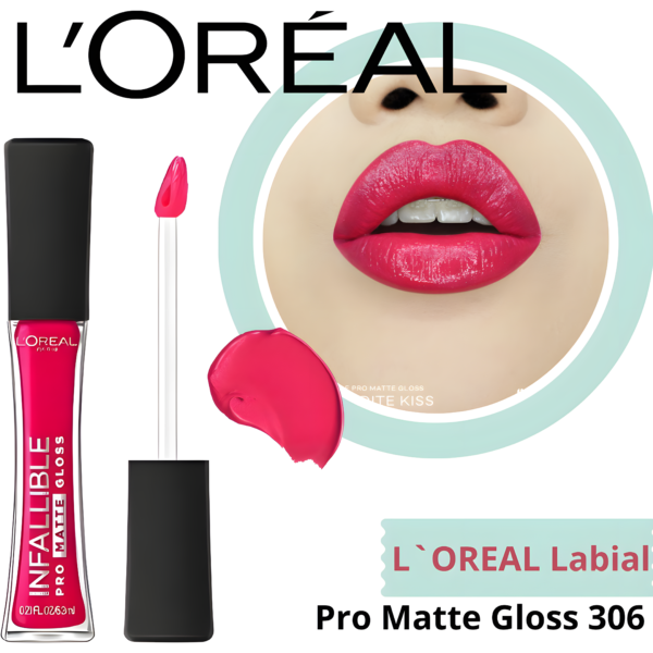 L`OREAL Labial Pro Matte Gloss 306