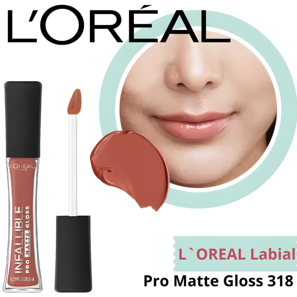 L`OREAL Labial Pro Matte Gloss 318