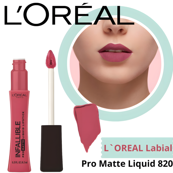 L`OREAL Labial Pro Matte Liquid 820