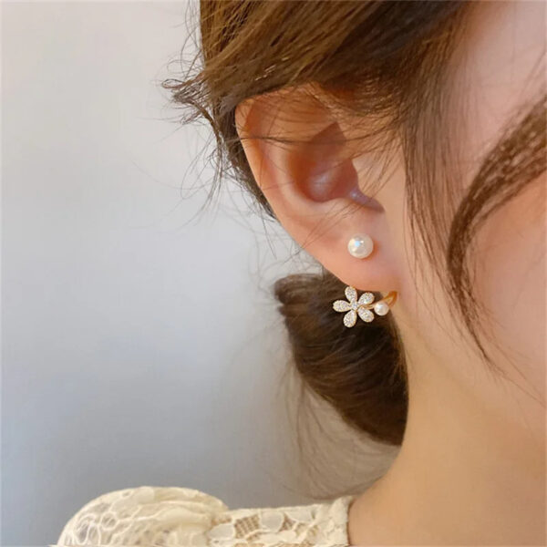 Aretes en Flor de Perla