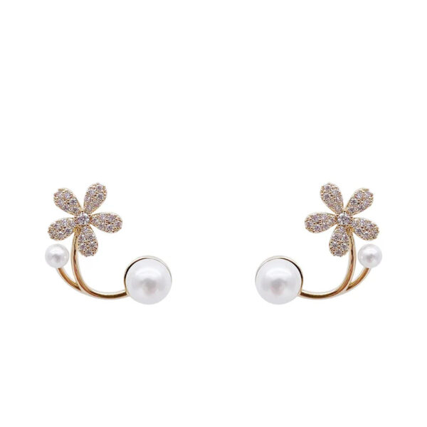 Aretes en Flor de Perla - Imagen 3