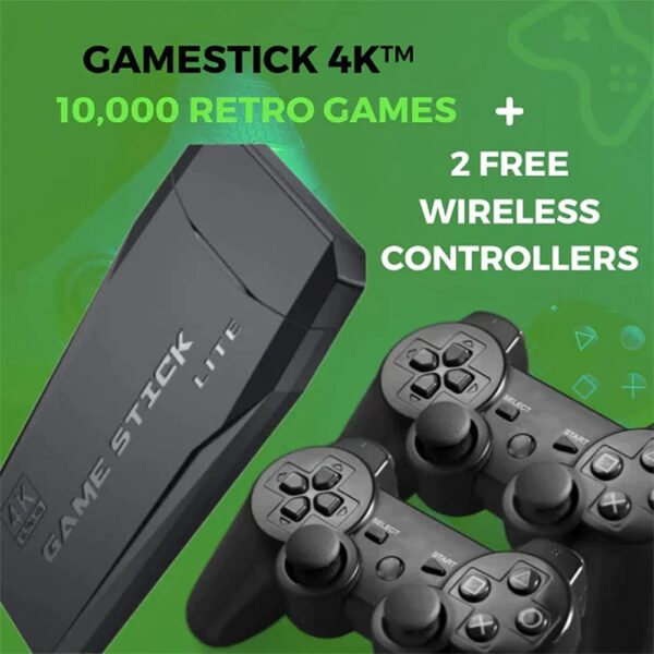 Game Stick 4K 64 GB - 10,000 juegos retro, consolas de juegos - Imagen 5