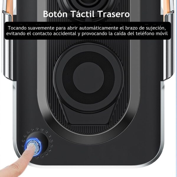 SOPORTE DE TELEFONO PARA AUTO 2 EN 1 CON CARGA RAPIDA 20W, TACTIL - Imagen 5