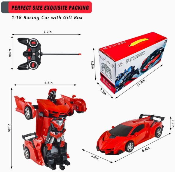 Carro Transformers Rojo - Imagen 6