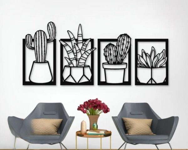 Cuadros, Wall Decor Cactus