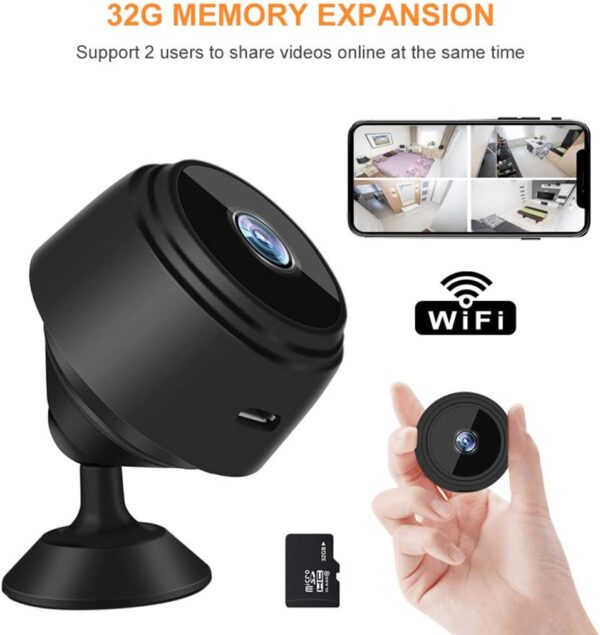 MINI CAMARA A9 1080p Inalámbrica Wifi Smart Home