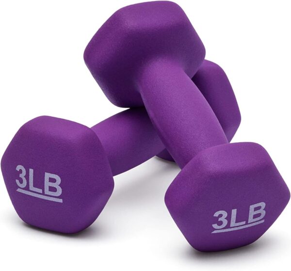 3kg Juego de Mancuernas Fitness Mancuernas Antideslizantes de Superficie Esmerilada para Hombres y Mujeres Ejercicio Pesas Deportivas Equipo de Musculación