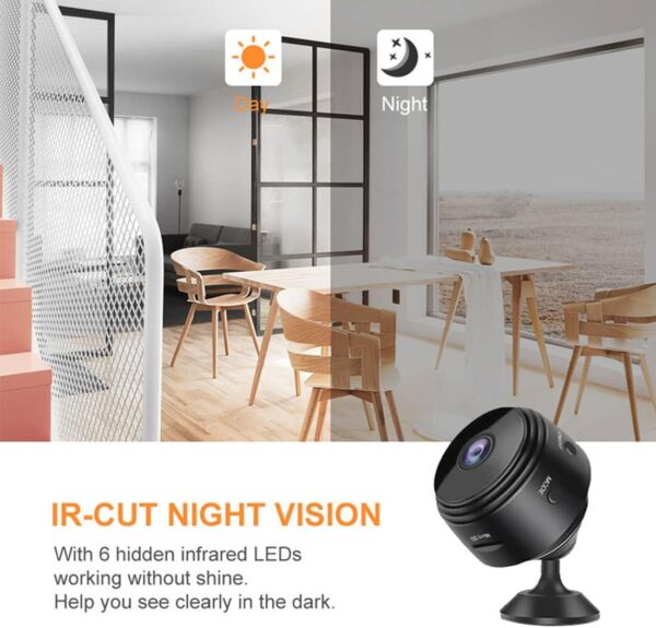 MINI CAMARA A9 1080p Inalámbrica Wifi Smart Home - Imagen 5