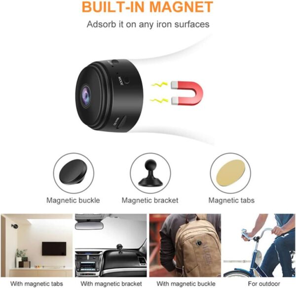 MINI CAMARA A9 1080p Inalámbrica Wifi Smart Home - Imagen 3