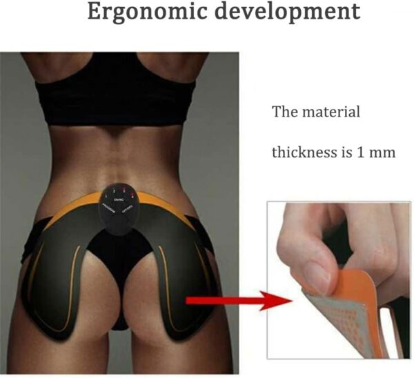 Electroestimulador Muscular, Masajeador de elevación de glúteos EMS, Entrenador de Cadera, - Imagen 2